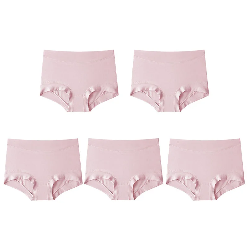 Womens Large Size High Waist Cotton Graphene Crotch Antibacterial Panties