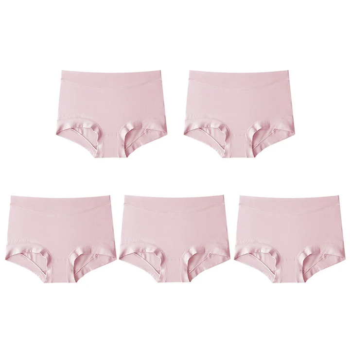 Womens Large Size High Waist Cotton Graphene Crotch Antibacterial Panties