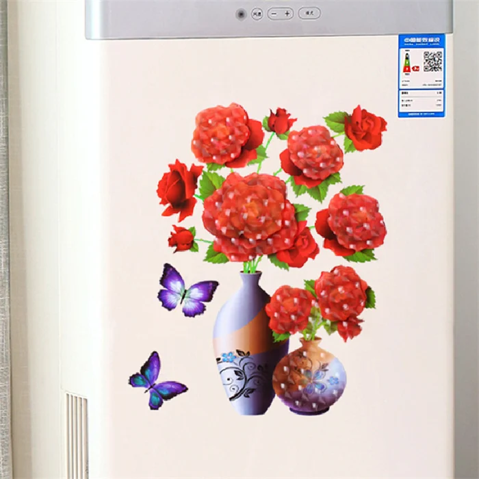 3D Vase Sticker