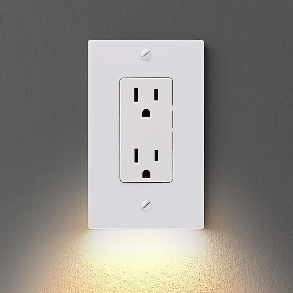 Outlet Wall Plate With Night Lights