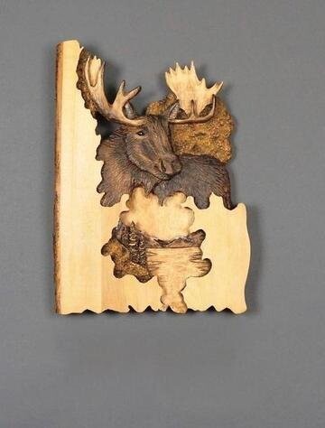 Animal Carving Handcraft Wall Hanging