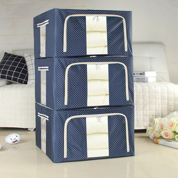 Multifunctional folding closet storage box