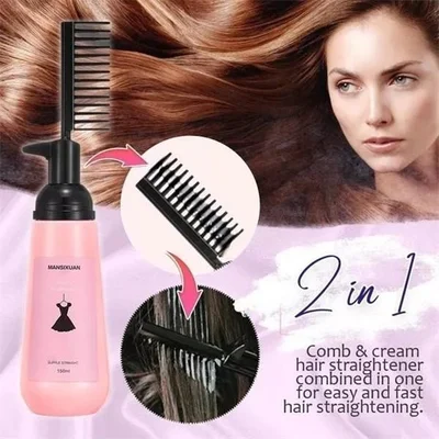 3 Second Hair Straightening Cream