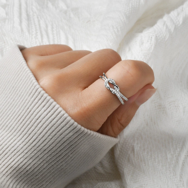 To My Best Friend Knot Ring