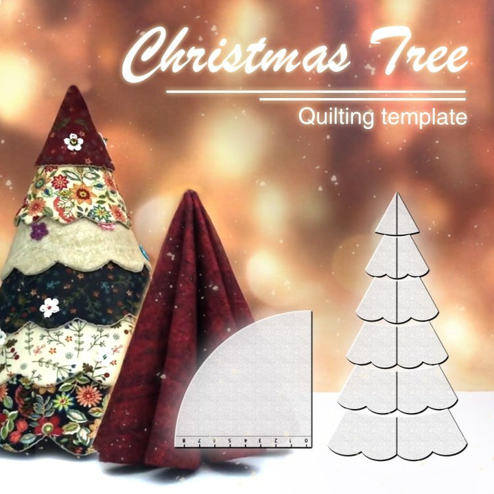 Handmade Christmas Tree Quilting Set 7PCS