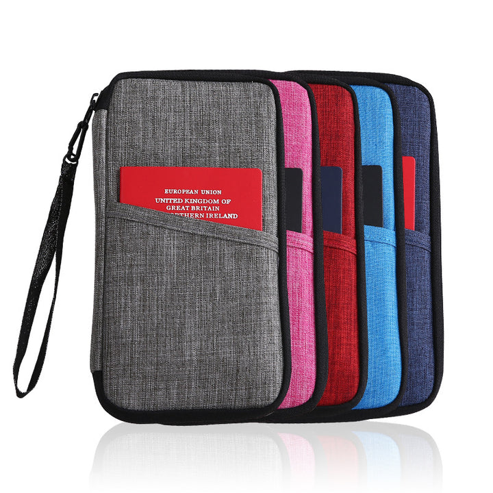 Multi Pockets Family Travel Document Bag