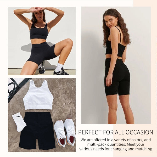 Soft High Waisted Tummy Control Biker Shorts