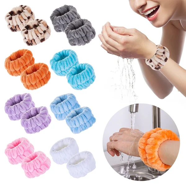 Microfiber Wrist Wash Towel Band