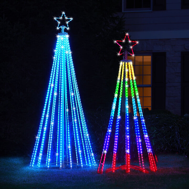 MULTICOLOR LED ANIMATED OUTDOOR CHRISTMAS TREE LIGHTSHOW