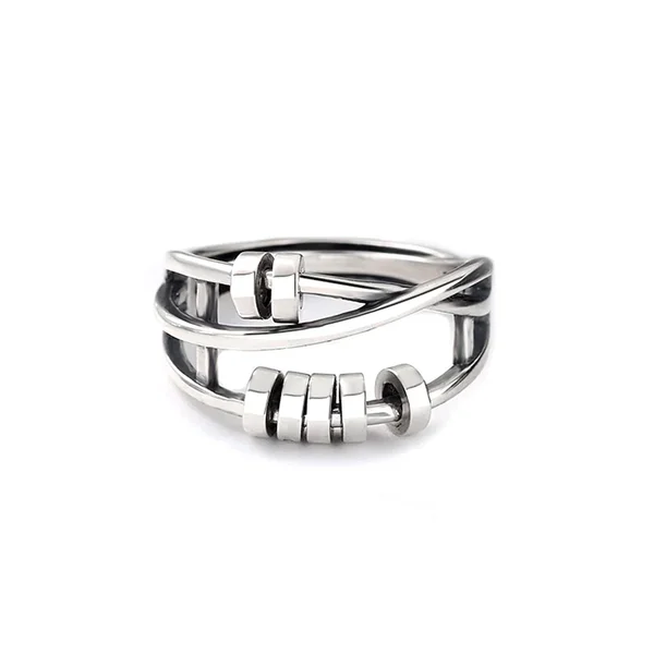 Enamel Fidget Ring