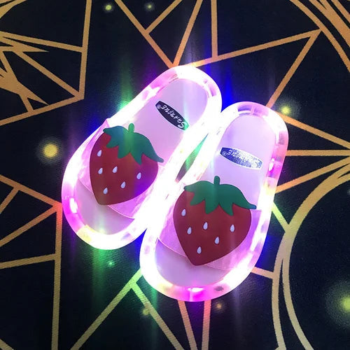 LED Happy Slippers For Children