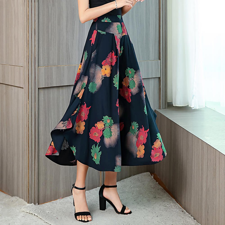 Womens High Waist Casual Wide Leg Pants