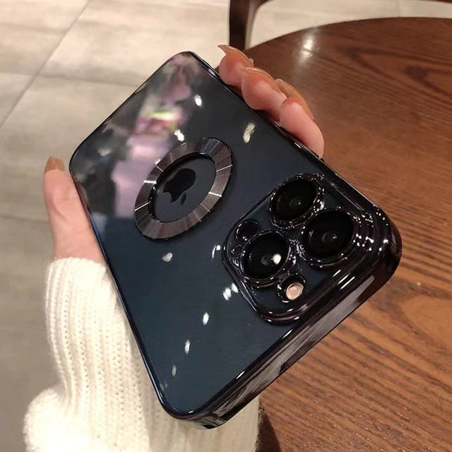 TRANSPARENT ELECTROPLATED IPHONE CASE