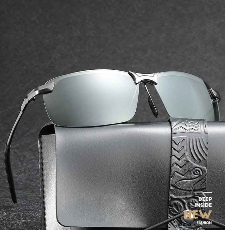 Quality Titanium Alloy Photochromic Sunglasses
