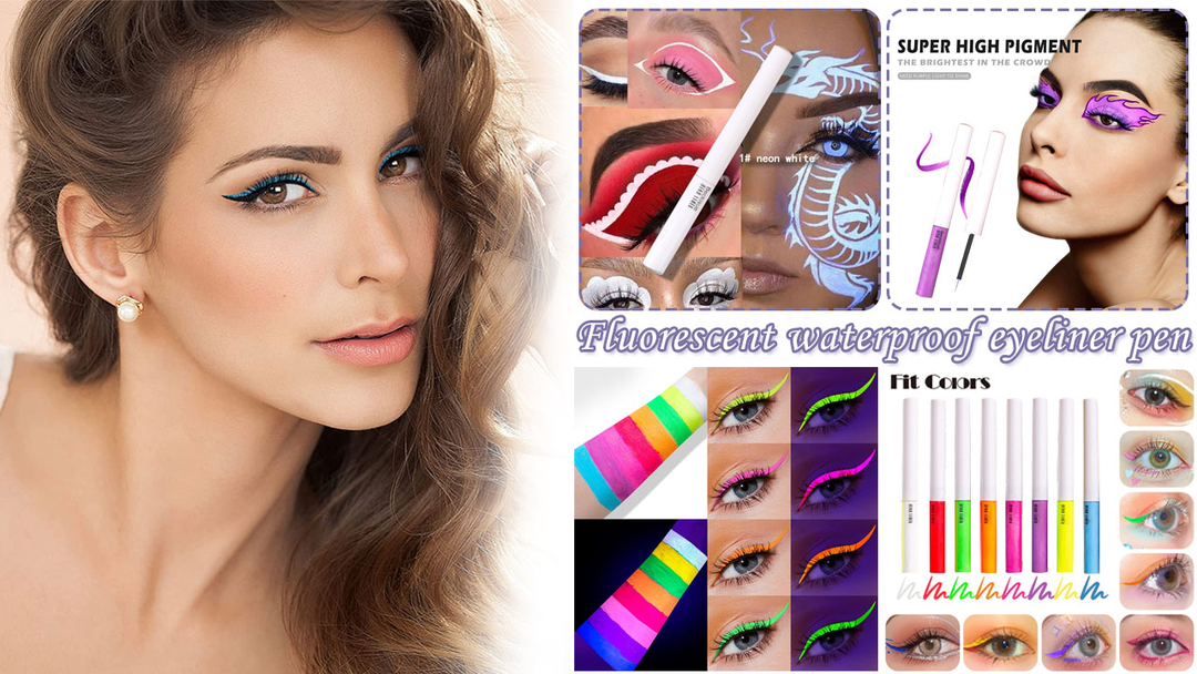 Rainbow Neon Eyeliner Flurescent Waterproof Eyeliner Pen