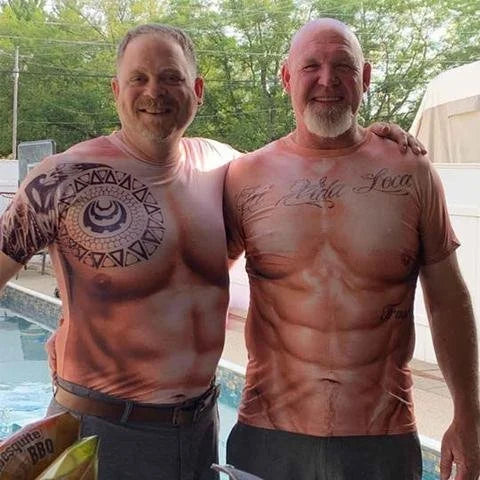 MUSCLE TATTOO All Over Print T Shirt