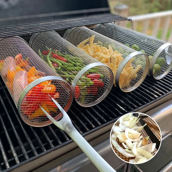 Rolling Grilling Baske