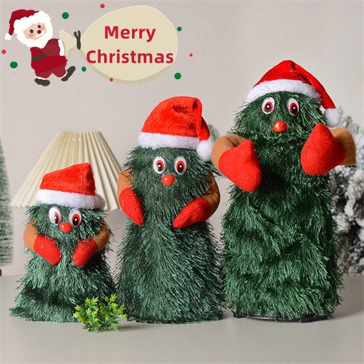 Dancing Christmas Tree Family