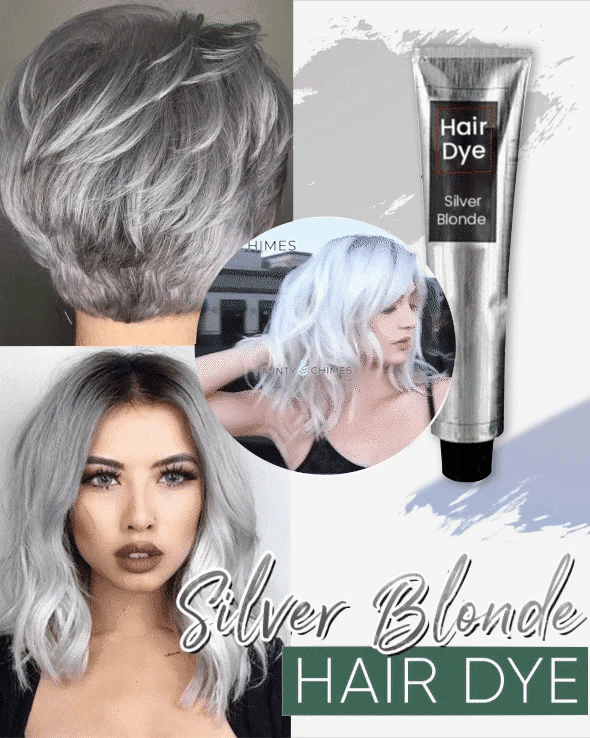 Silver Gray Natural Hair Dye Cream