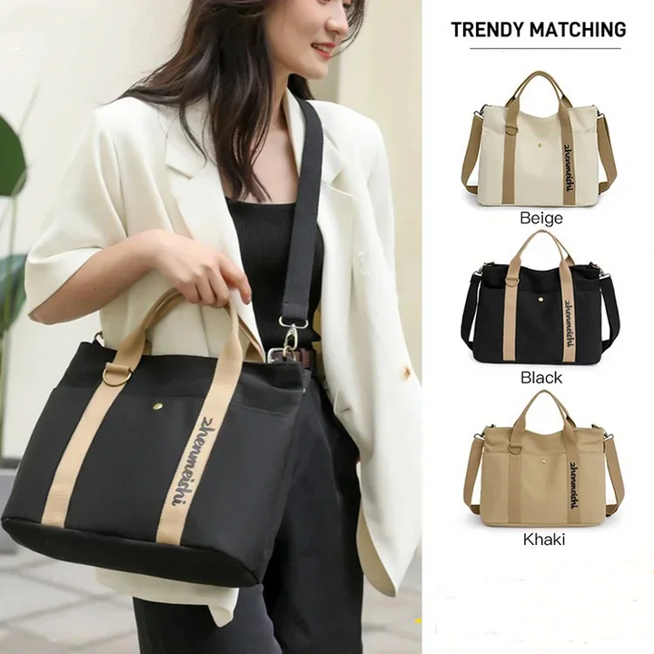 Large capacity stylish canvas bag