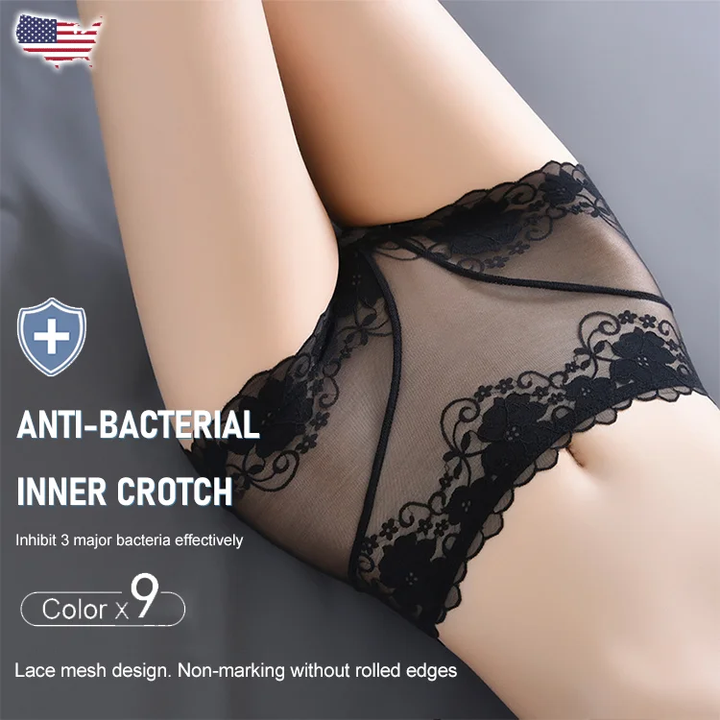Mesh See Through Tummy Tucking Hips Lifting Panties