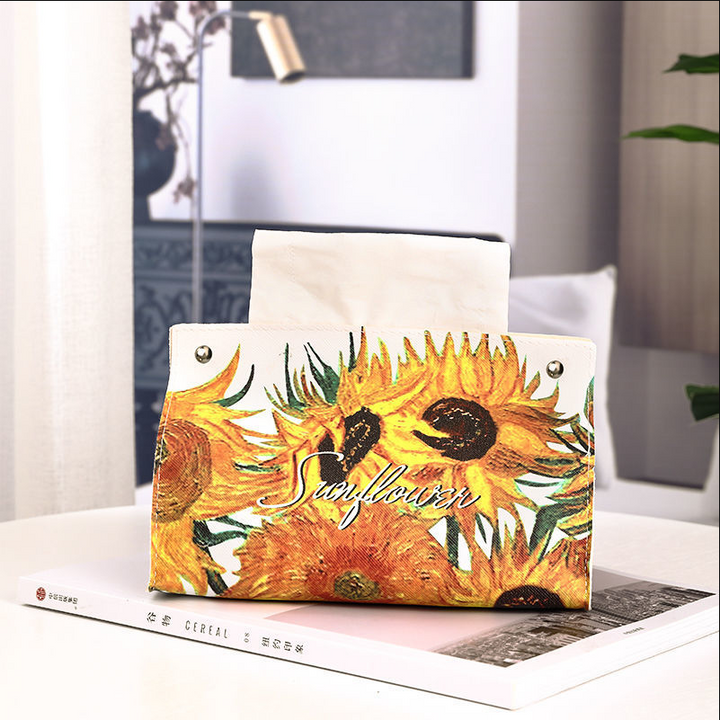 Van Gogh Oil Painting Tissue Box