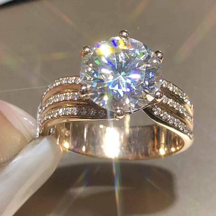 3 Carat Super Sparkling Diamond Ring