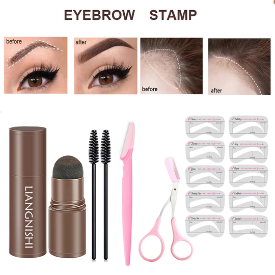 Professional Eyebrow Stamp Shaping Kit