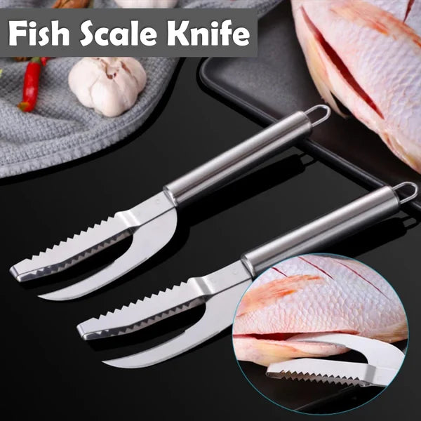 Fish Scale Knife Cut Scrape Dig 3 in 1