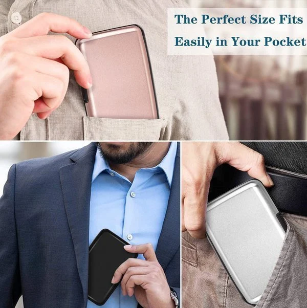 Aluminum Alloy Anti theft Wallet