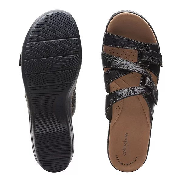 2022 Soft Bottom Massage Orthopedic Wedge Slide Sandals