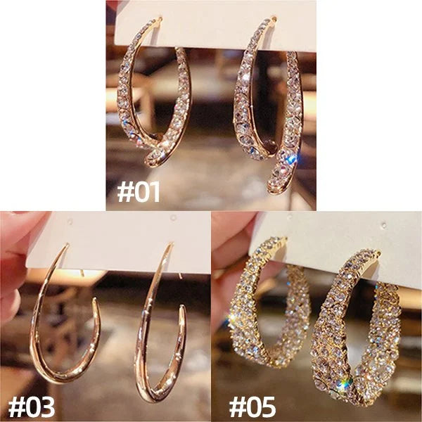 Fashion Oval Earrings