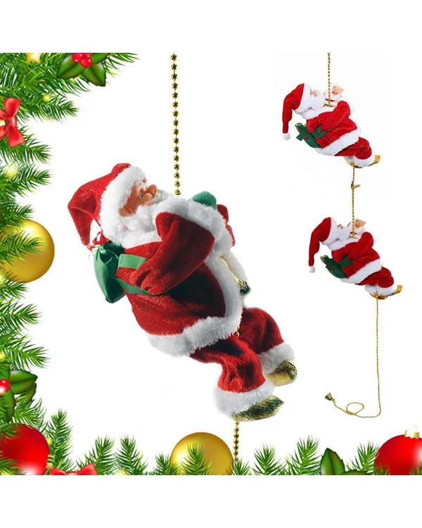 Electric Climbing Santa