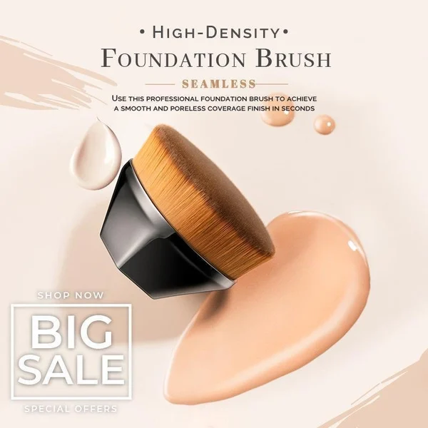 High Density Seamless Foundation Brush