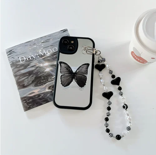 Black Butterfly Stand Phone Case