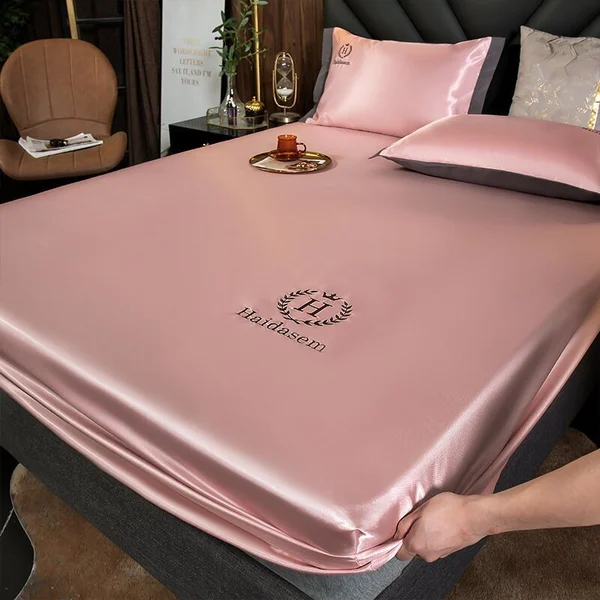 Summer Silky Ice Silk Mattress Cover