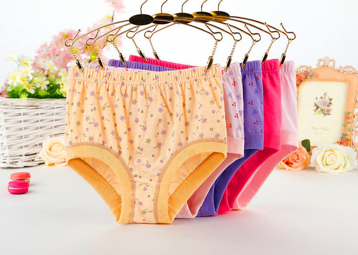 6 PCS Oversize  Cotton High Waist Comfortable Panties