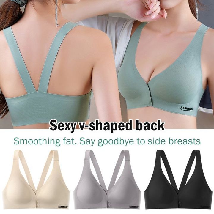 2024 New Front Buckle Wireless Bra