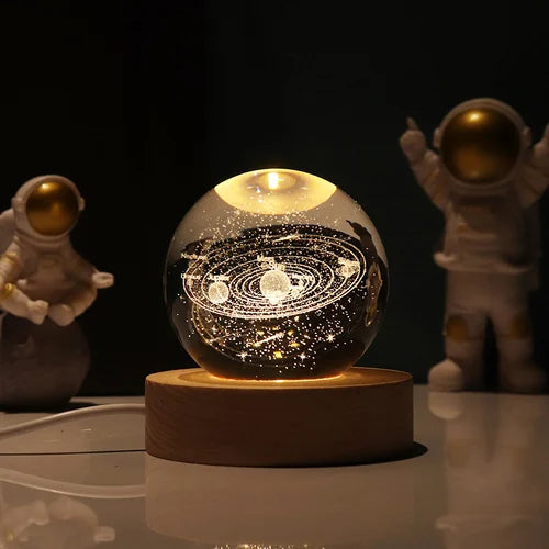 3D Planet Crystal Ball