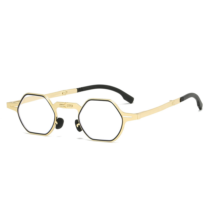 SCREWLESS ULTRA LIGHT TITANIUM FOLDING GLASSES