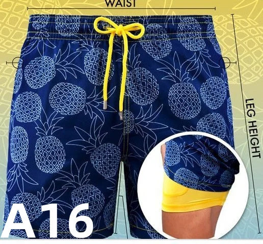 Double layer beach pants