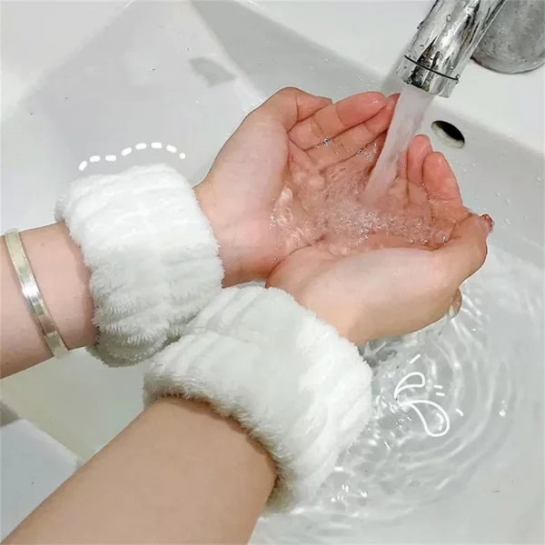 Microfiber Wrist Wash Towel Band