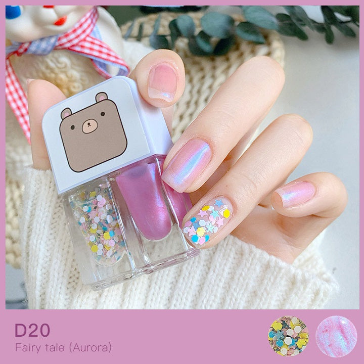 Manicure water based bright scrub can tear nail polish