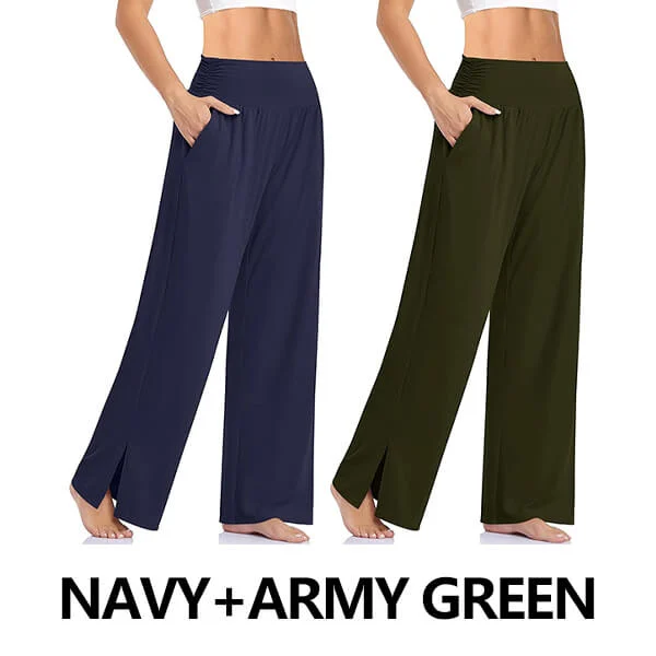 Womens Wide Leg Casual Loose Yoga Sweatpants