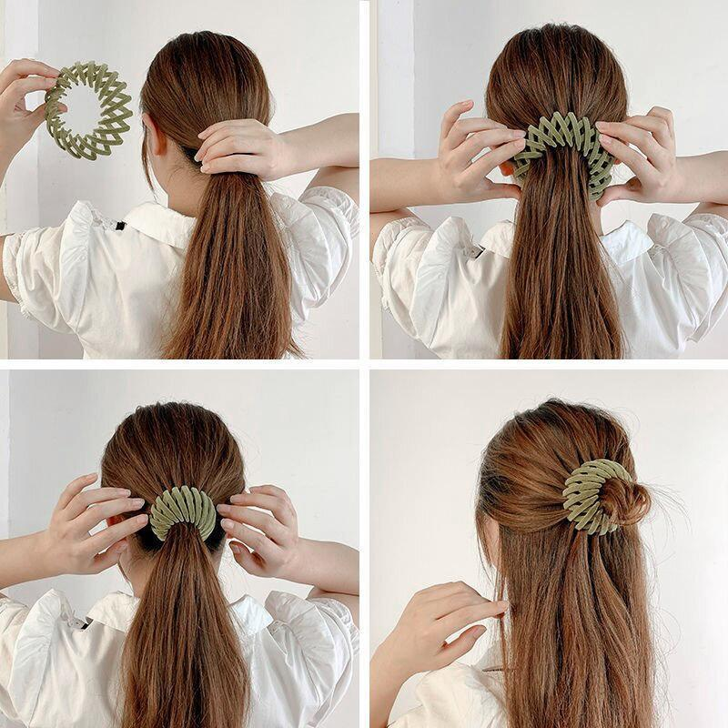 Lazy Birds Nest Plate Hairpin