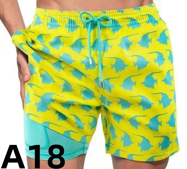 Double layer beach pants