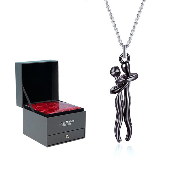 Couple Hug Necklace