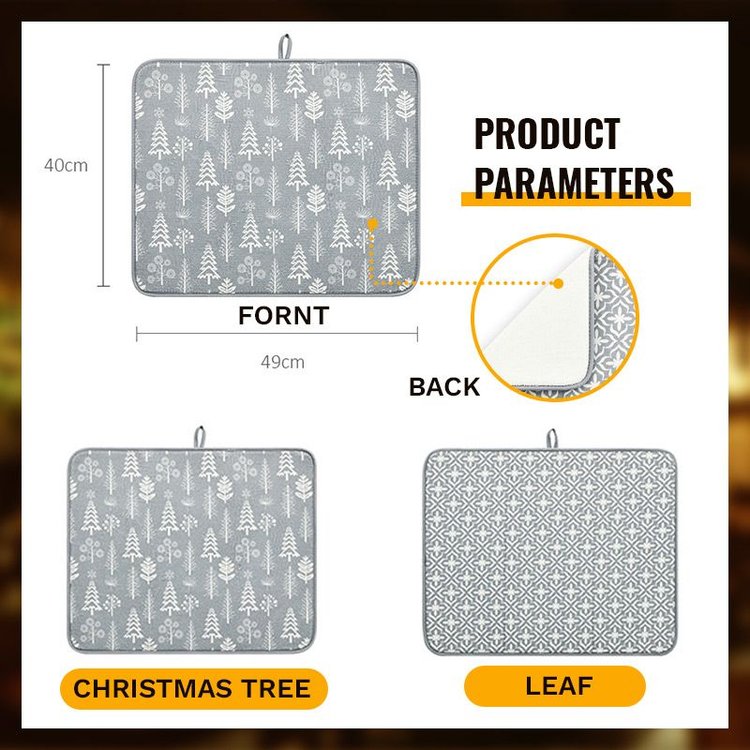 Super Absorbent Dish Drying Mat