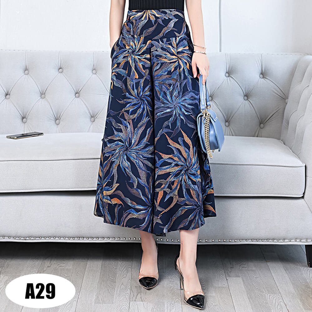 Womens High Waist Casual Wide Leg Pants