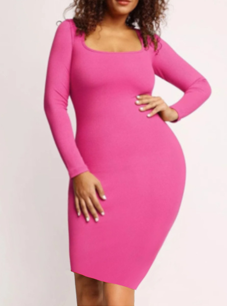 BUILT IN SHAPEWEAR MODAL SOFT LOUNGE DRESSES